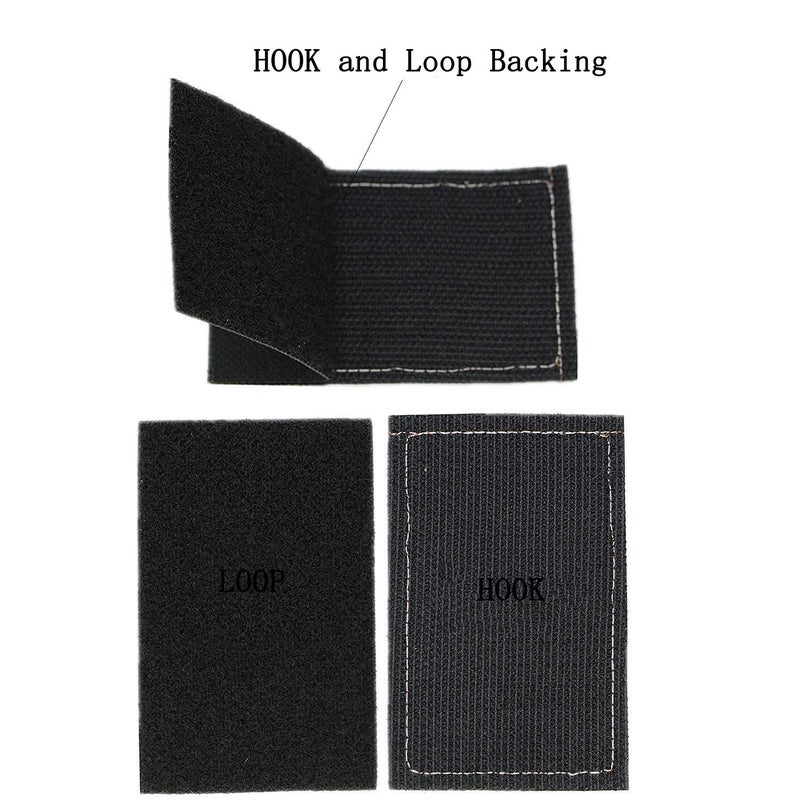 ODSP Reflective US USA American Flag Patch, Infrared Reflectivity Tactica Patches with Hook and Loop Fastener Backingm 3.15 x 1.97 inch, Bundle of 2 Pieces - Image 2